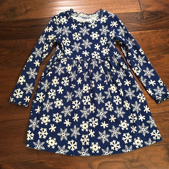 Hanna Anderson Snowflake dress - Picture 1 of 5